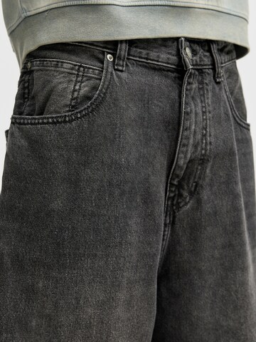 Wide Leg Jean Pull&Bear en gris