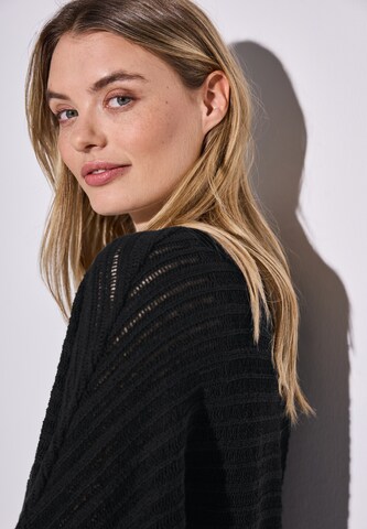 STREET ONE Pullover in Schwarz