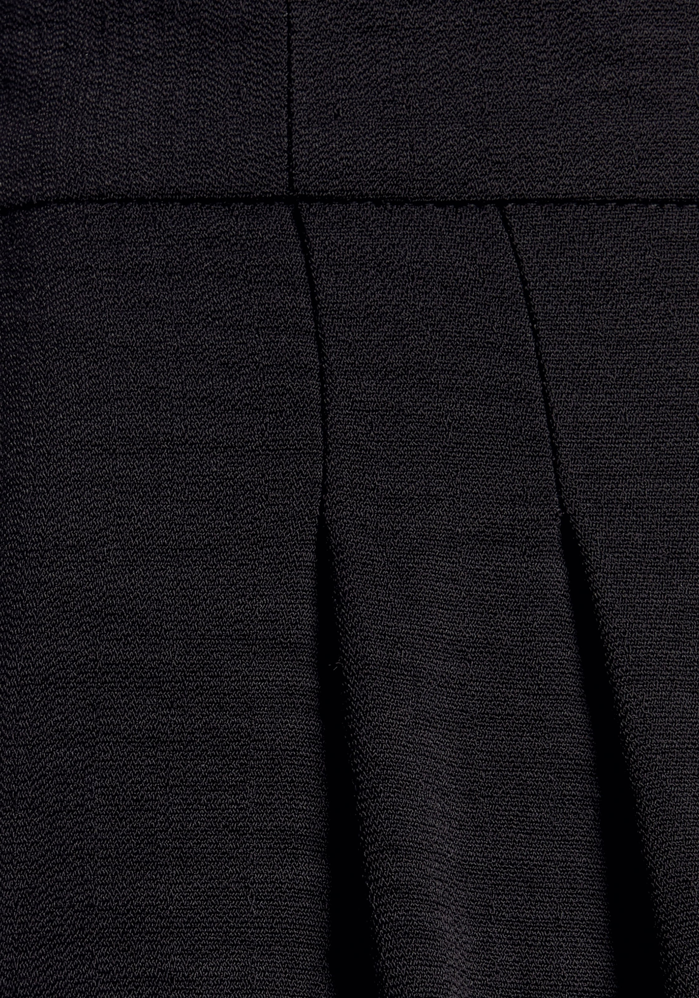 LASCANAWide Leg/ Široke nogavice Hlače - crna boja