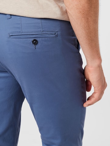 SELECTED HOMMESlimfit Chino hlače 'Miles Flex' - plava boja