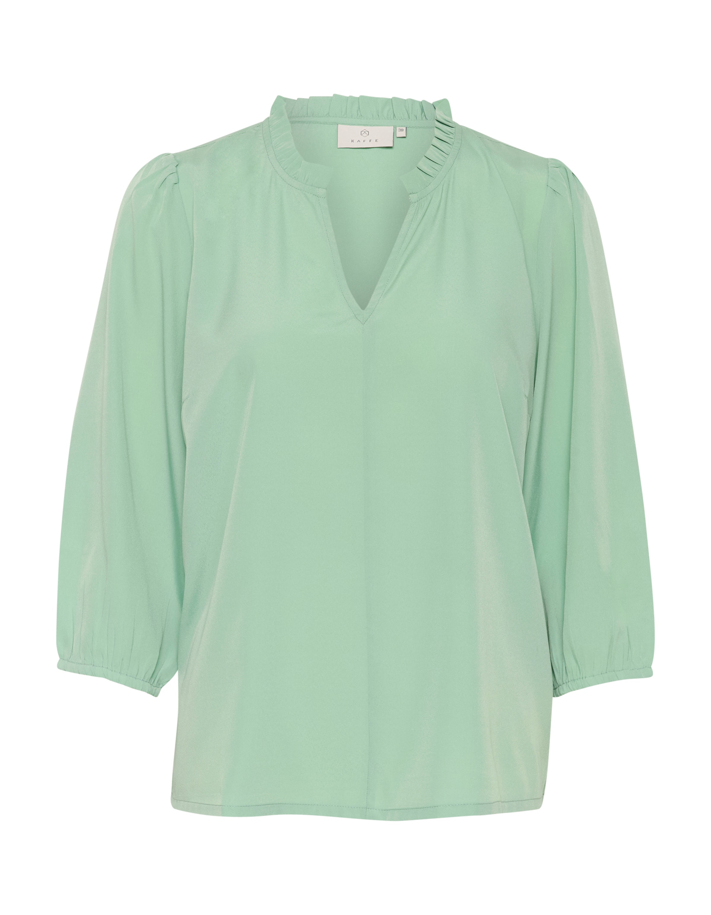 Kaffe Blouse 'Katja' in Groen: voorkant