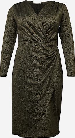 Robe 'Carmen' Guido Maria Kretschmer Curvy en vert : devant