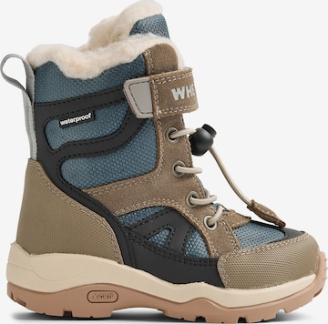 WHEAT Snowboots 'Dixie' in Blauw: voorkant
