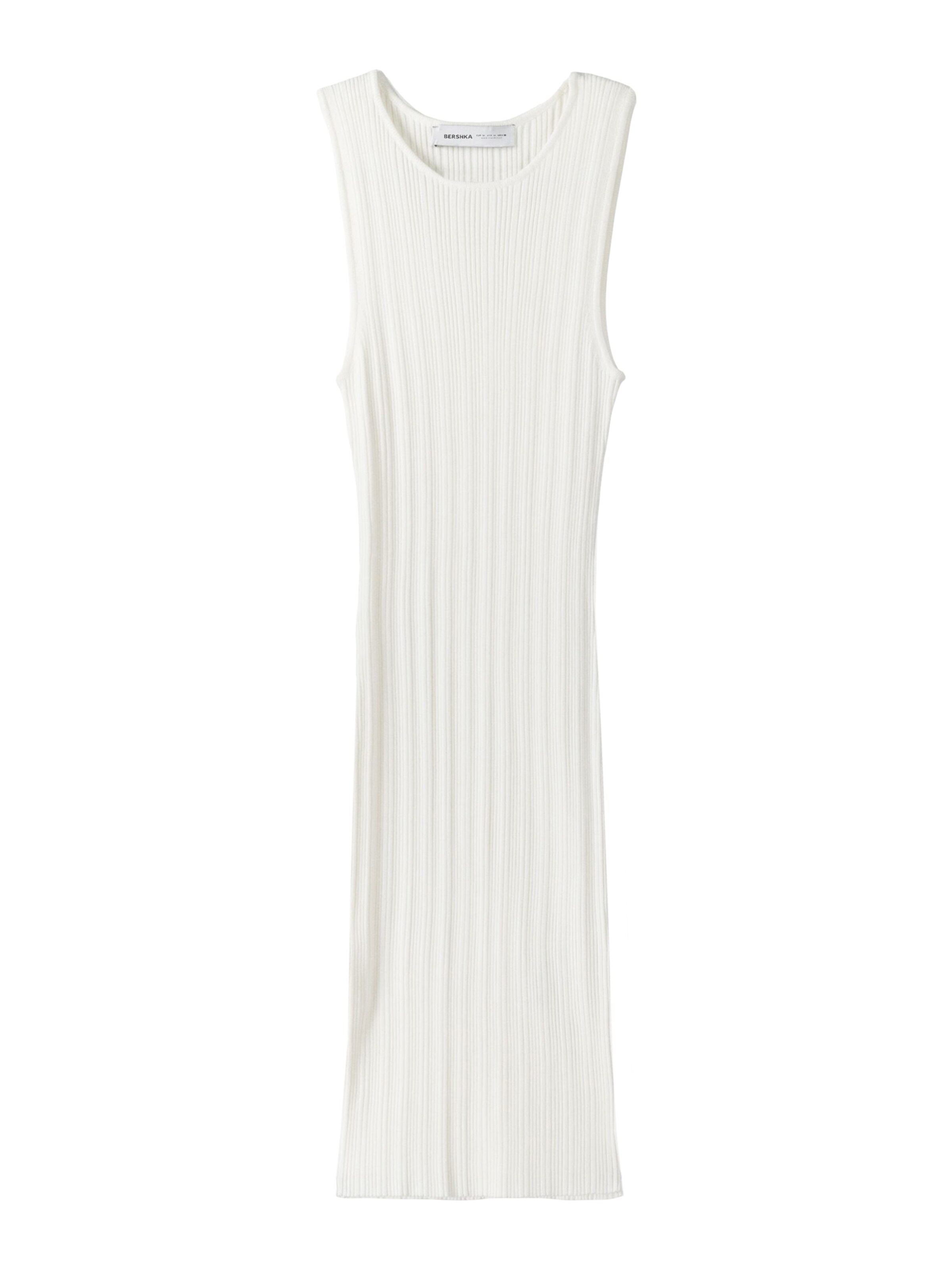 Abito in maglia di Bershka in beige: frontale