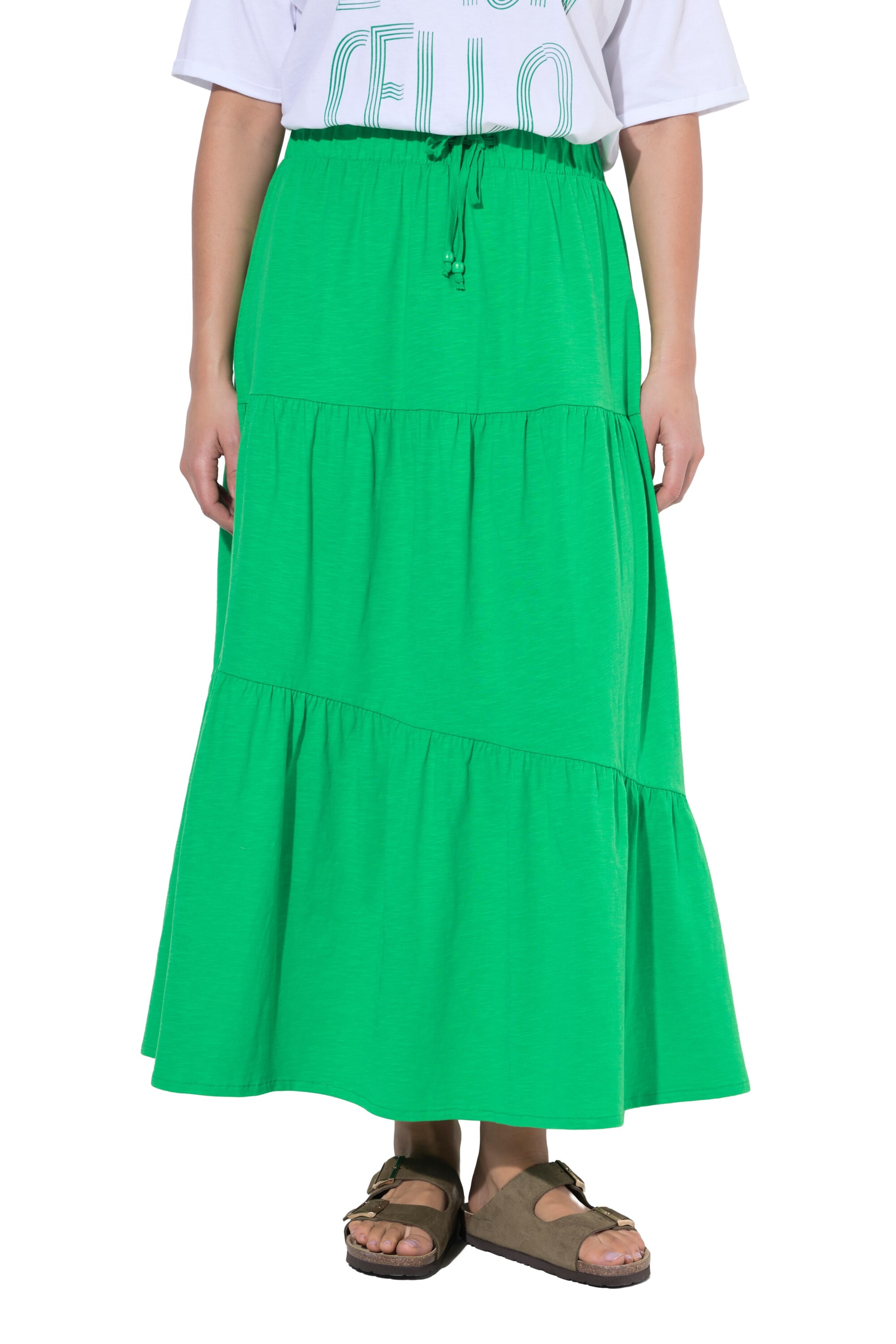 Ulla Popken Skirt in Green: front