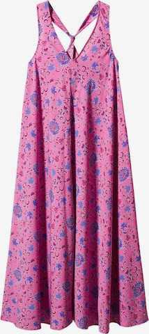 Robe 'Loren' MANGO en rose : devant