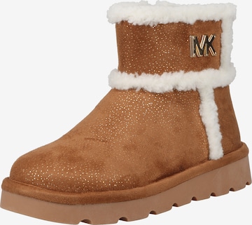 Michael Kors Kids Snow Boots in Brown: front
