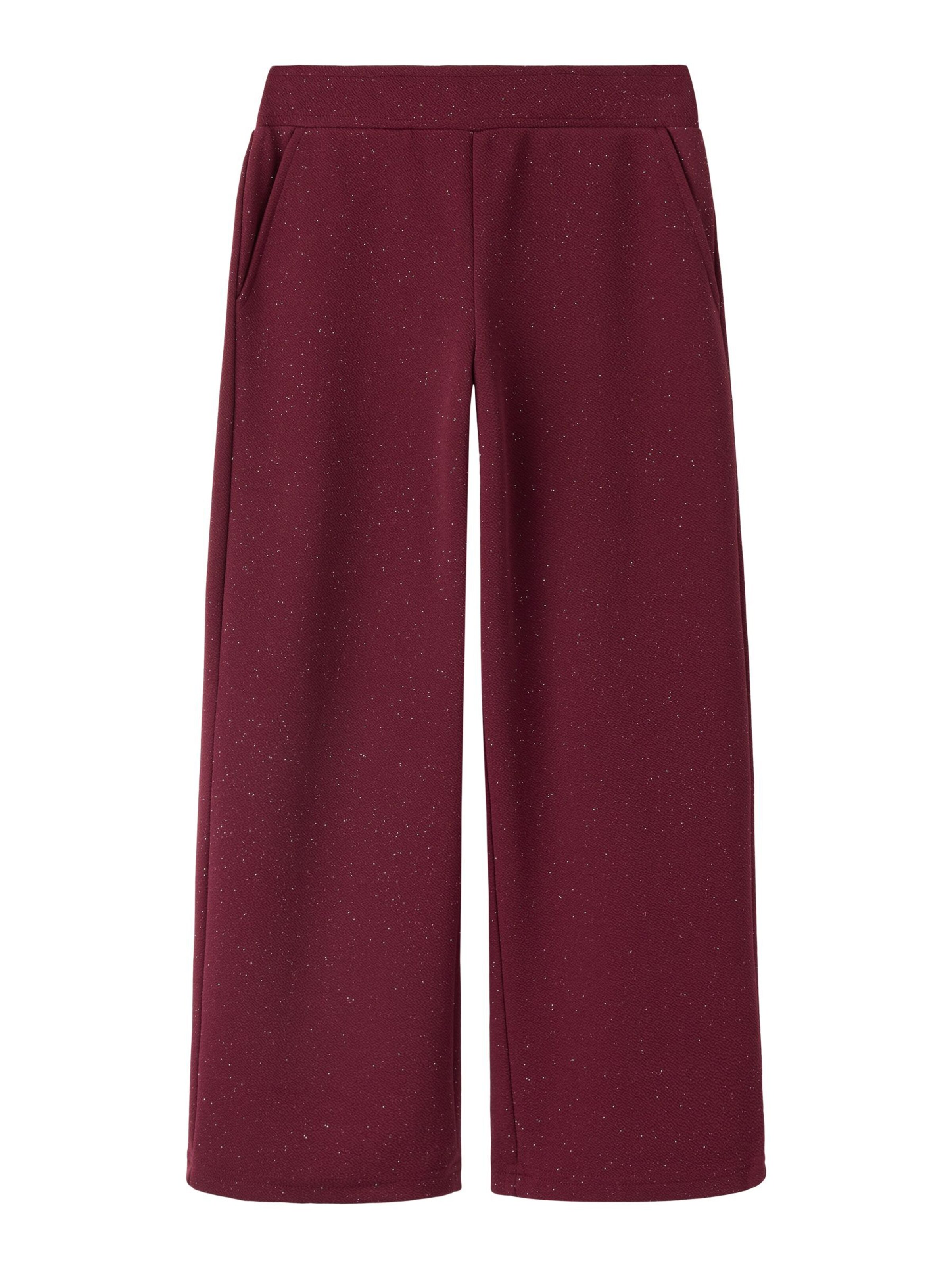 Wide leg Pantaloni di NAME IT in rosso: frontale