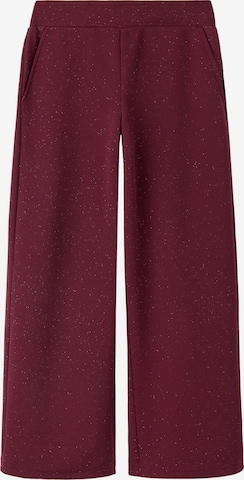 Pantalon NAME IT en rouge : devant