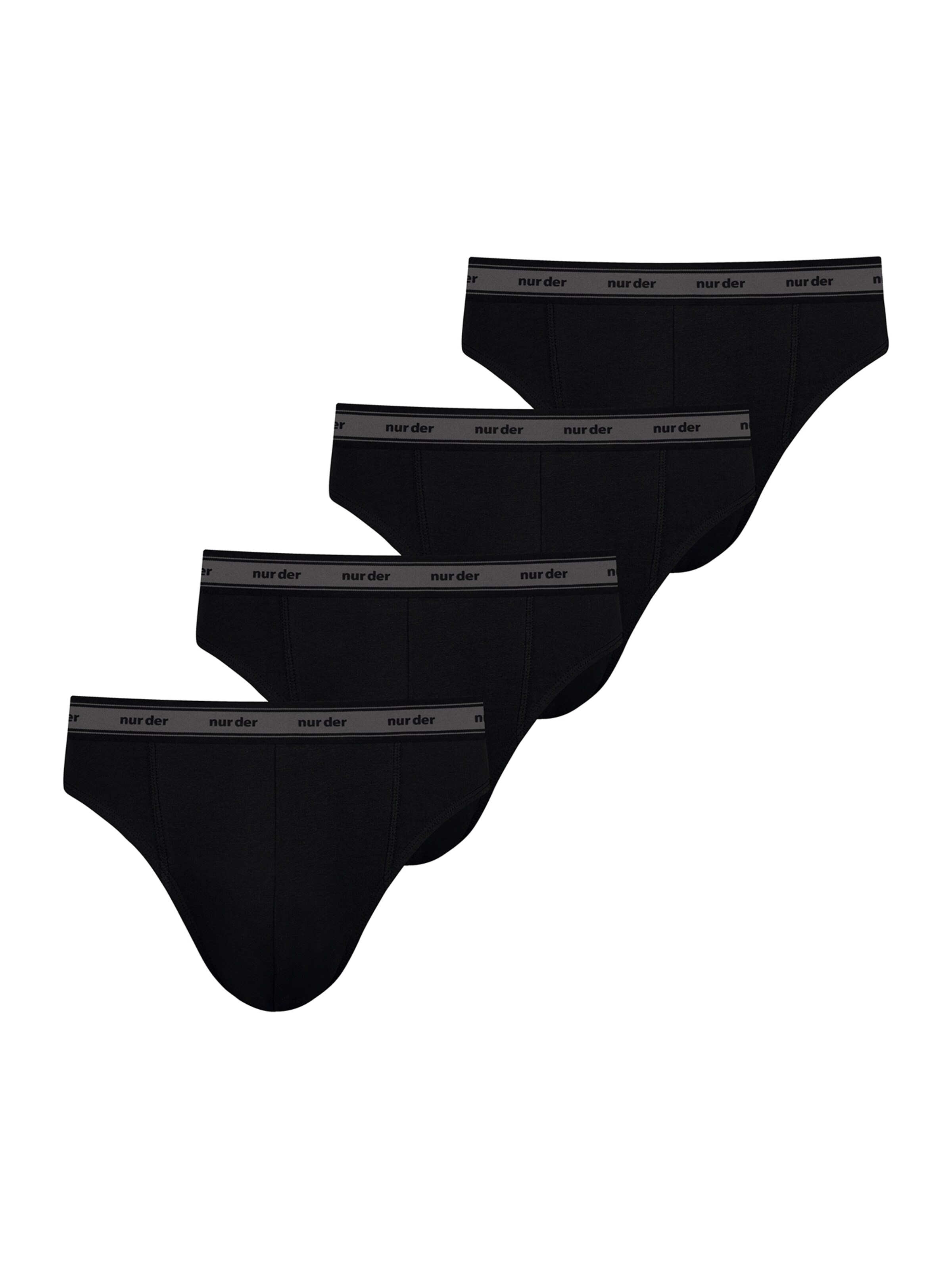 Nur Der Slip in Black: front