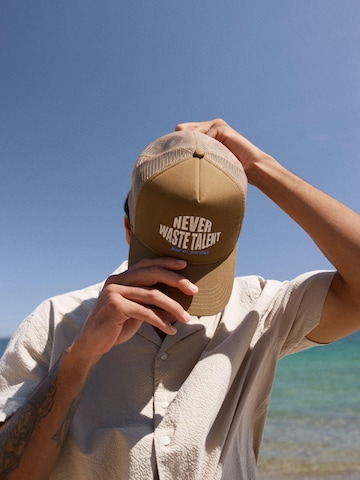 BLEND Comfort Fit Kurzarmhemd ' BHAvan ' in Beige