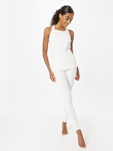 CURARE Yogawear Top sportowy 'Yana' w kolorze biały