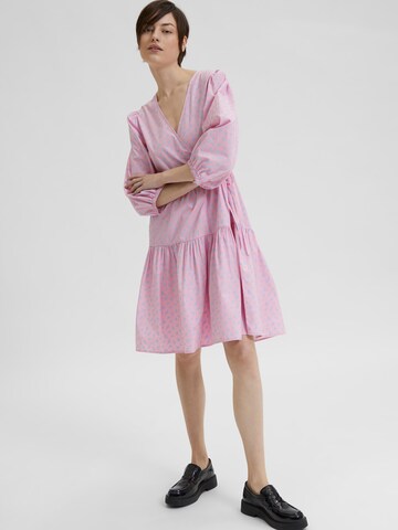 SELECTED FEMME Kleid 'Lise' in Pink