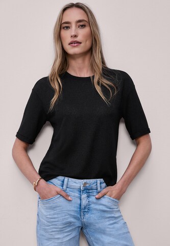 STREET ONE Shirt in Black