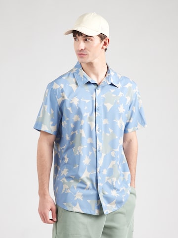 Regular fit Camicia funzionale 'HANDTMAN' di QUIKSILVER in blu: frontale