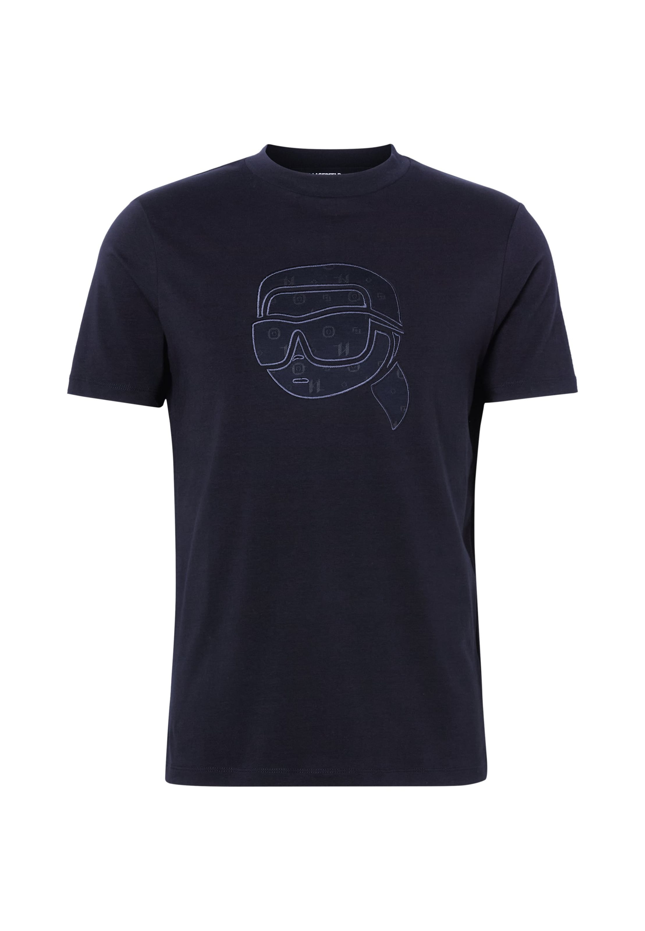 Maglietta di Karl Lagerfeld in blu: frontale