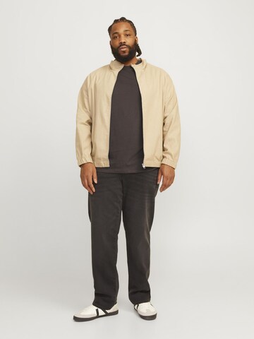 Jack & Jones Plus T-shirt 'JJEBradley' i brun