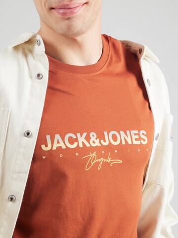 JACK & JONES Футболка 'JORCANGGU' в Коричневый