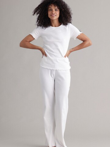Hey Honey Shirt 'T-Shirt Pointelle' in Wit