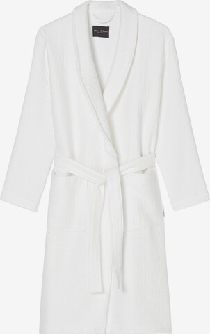 Marc O'Polo Long Bathrobe in White: front