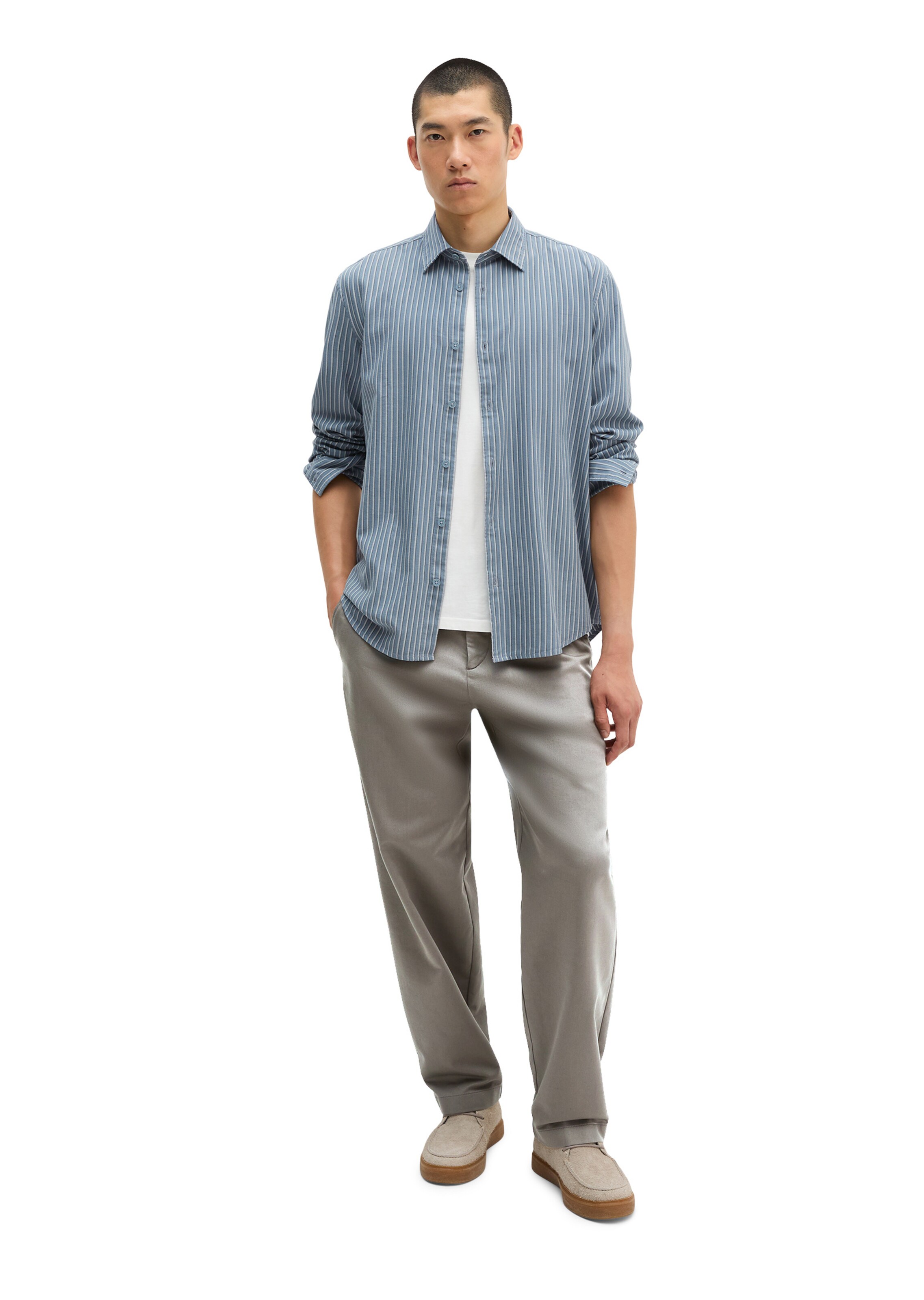 Marc O'Polo Regular Fit Hemd in Blau