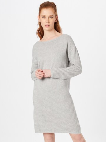 TOM TAILOR Knitted dress in Grey: front