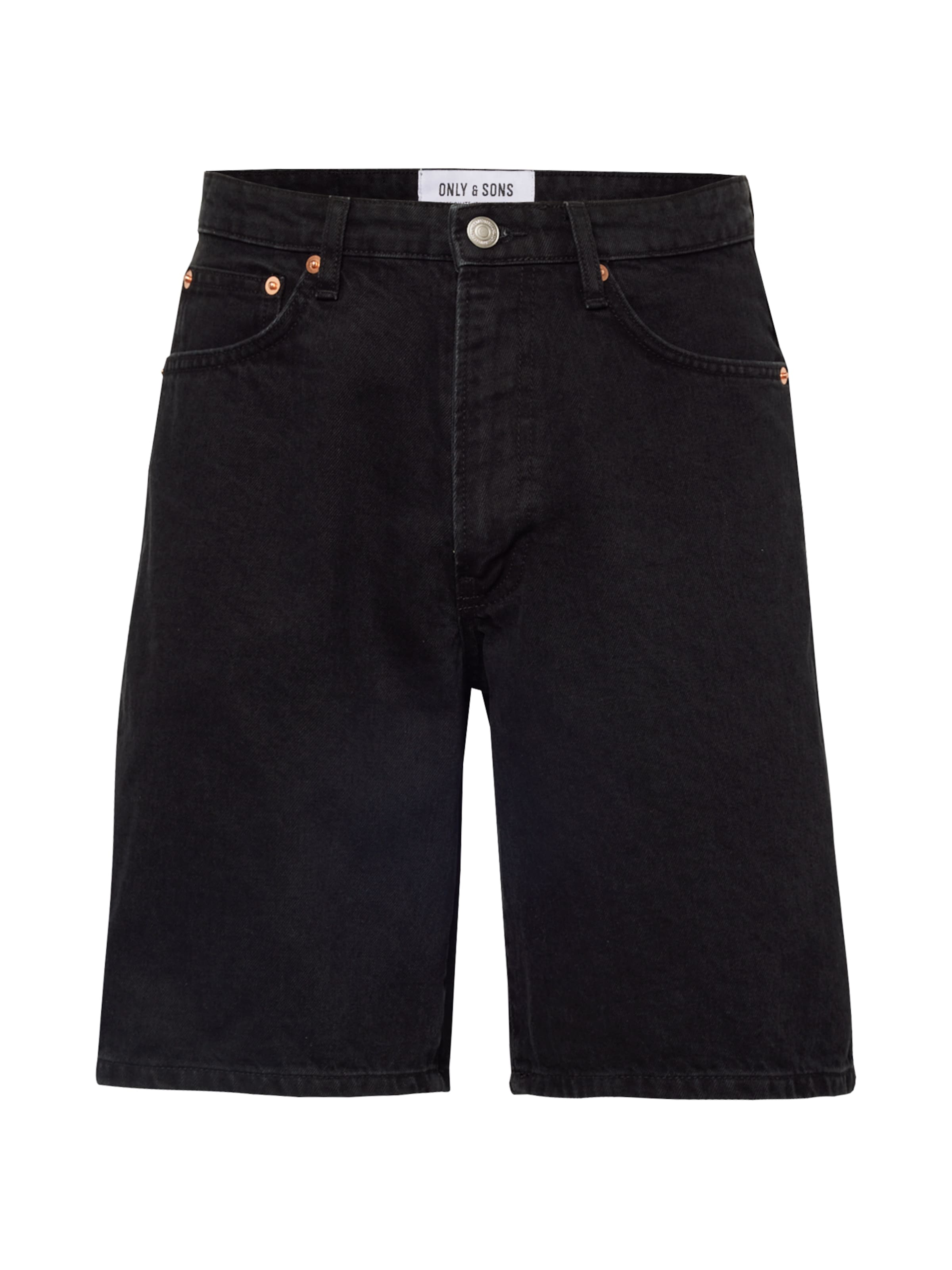 Only & Sons Regular Shorts 'ONSFADE' in Schwarz: Vorderseite