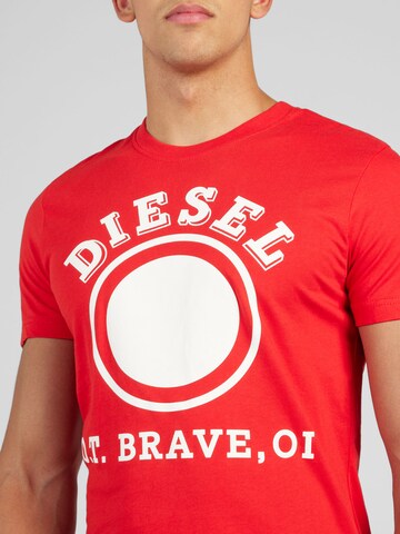 DIESEL Shirt 'DIEGOR' in Rood
