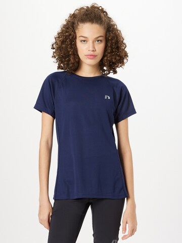 Newline Funkční tričko – modrá: přední strana