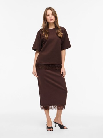 VILA Shirt 'VIEwie' in Brown