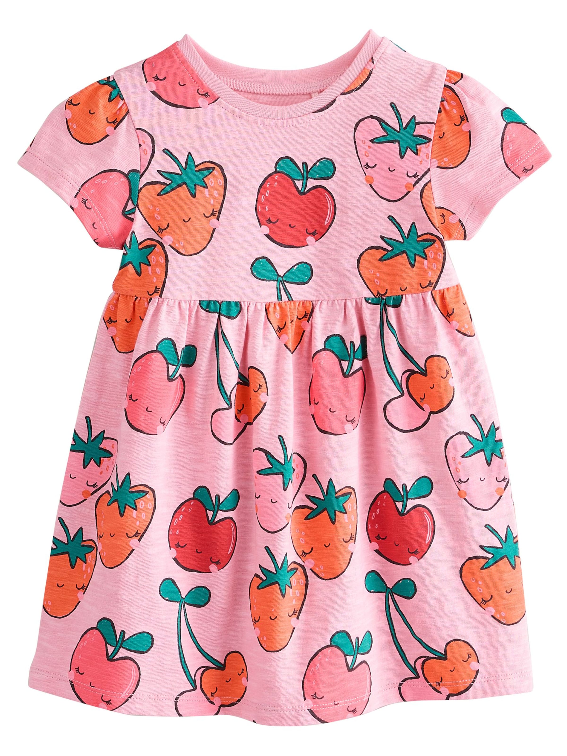 Next Платье в Ярко-розовый: спереди