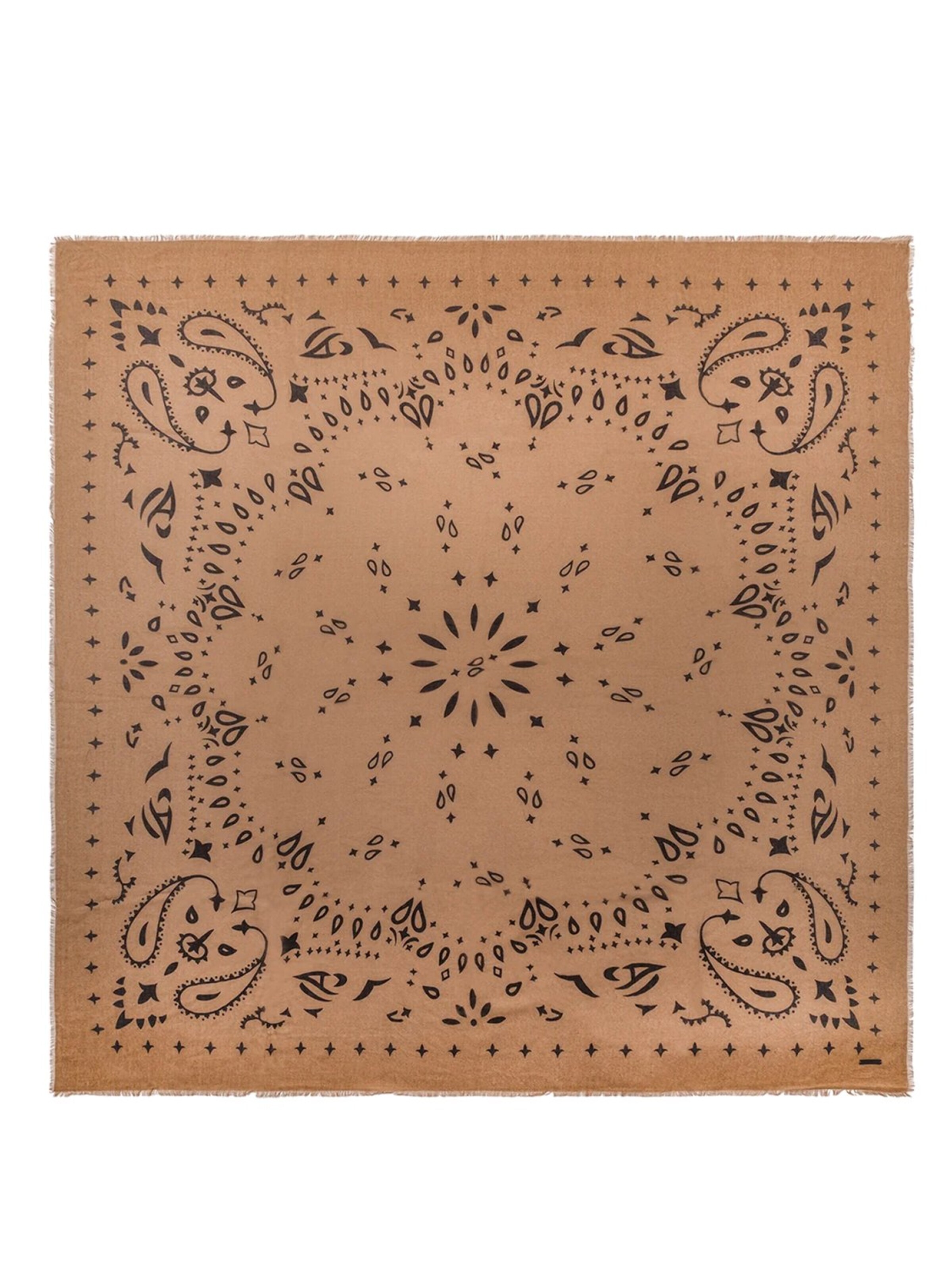 SILK & CASHMERE Scarf in Beige: front