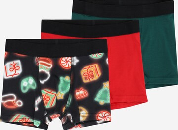 Pantaloncini intimi 'Christmas' di Lindex in verde: frontale