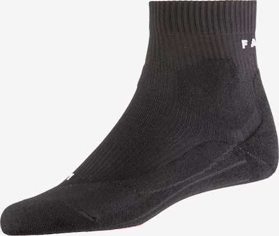 FALKE Chaussettes de sport en 35-36 en noir / blanc, Vue avec produit