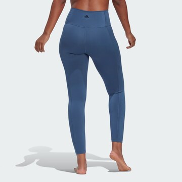 ADIDAS SPORTSWEAR Skinny Sportbroek 'Studio' in Blauw