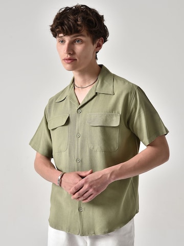Antioch Regular Fit Hemd in Grün: Vorderseite
