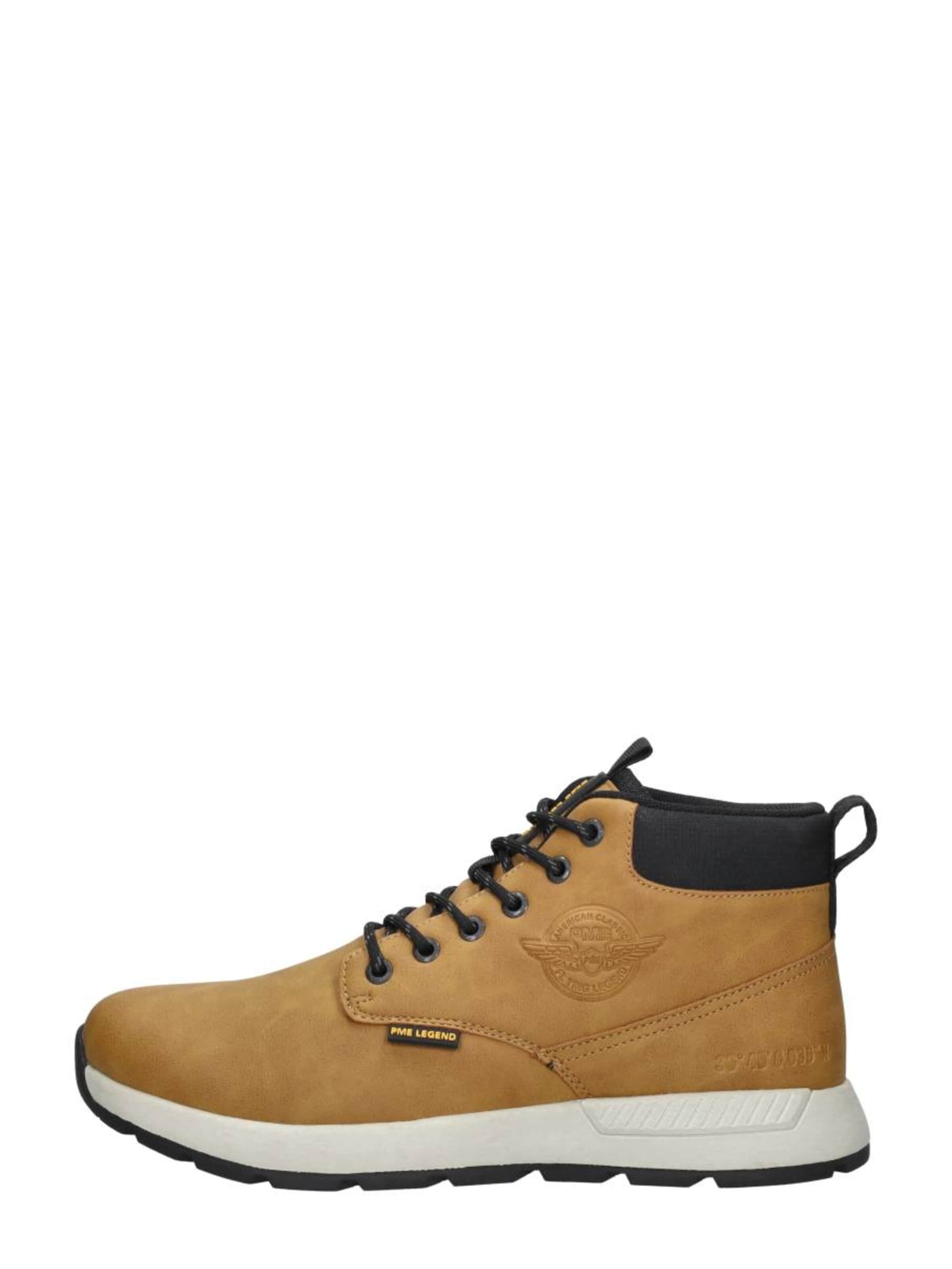 PME Legend Lace-up boot 'Ribber' in Yellow: front