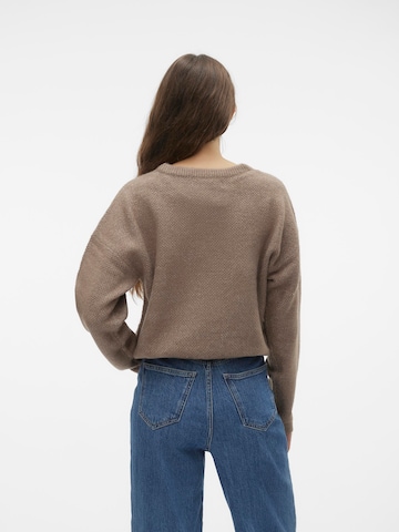 VERO MODA Sweater 'PHILLIS' in Brown