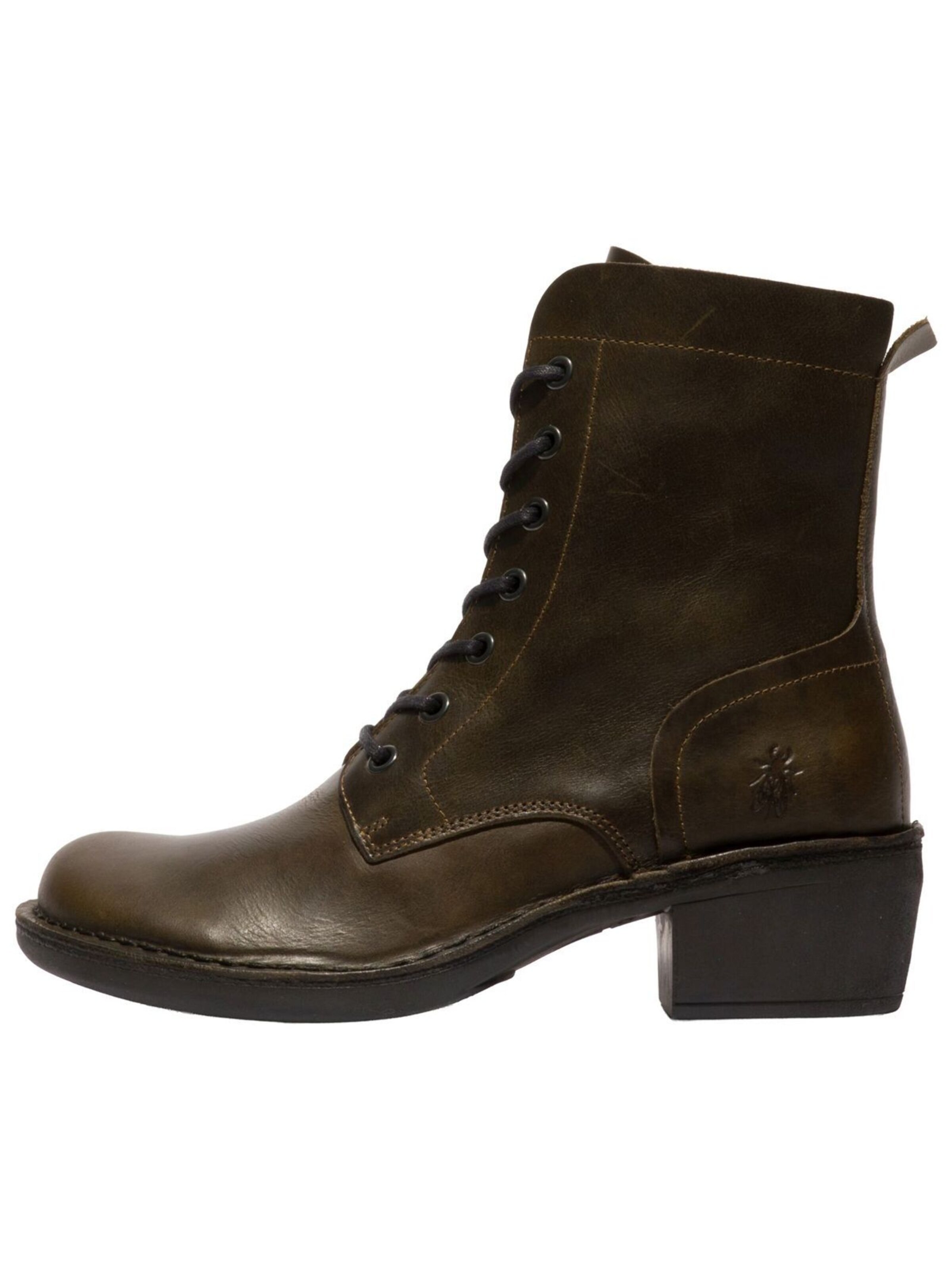 FLY LONDON Schnürstiefelette in Schwarz