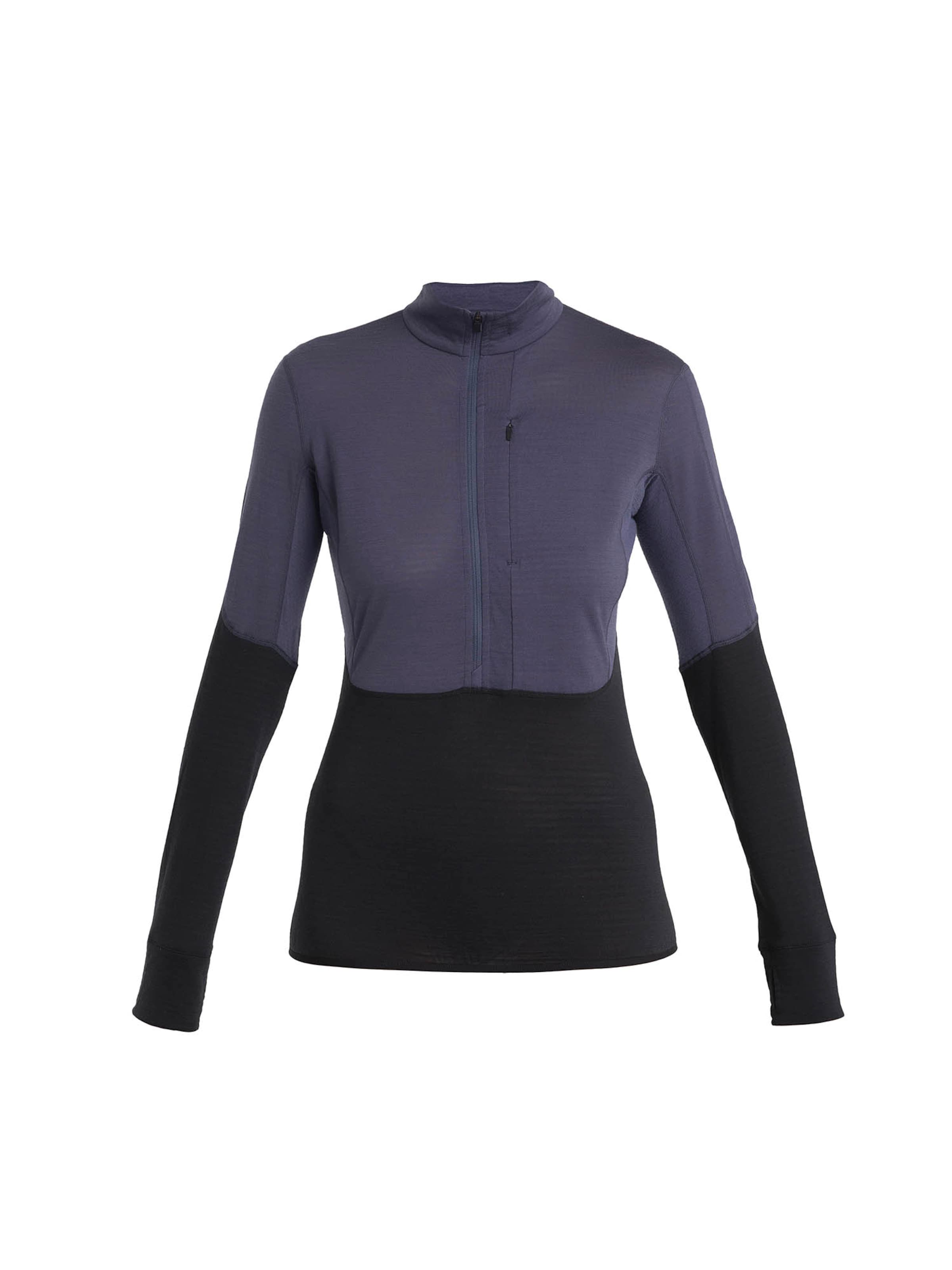 ICEBREAKER Спортен суитшърт '200 Realfleece Descender' в лилав: отпред