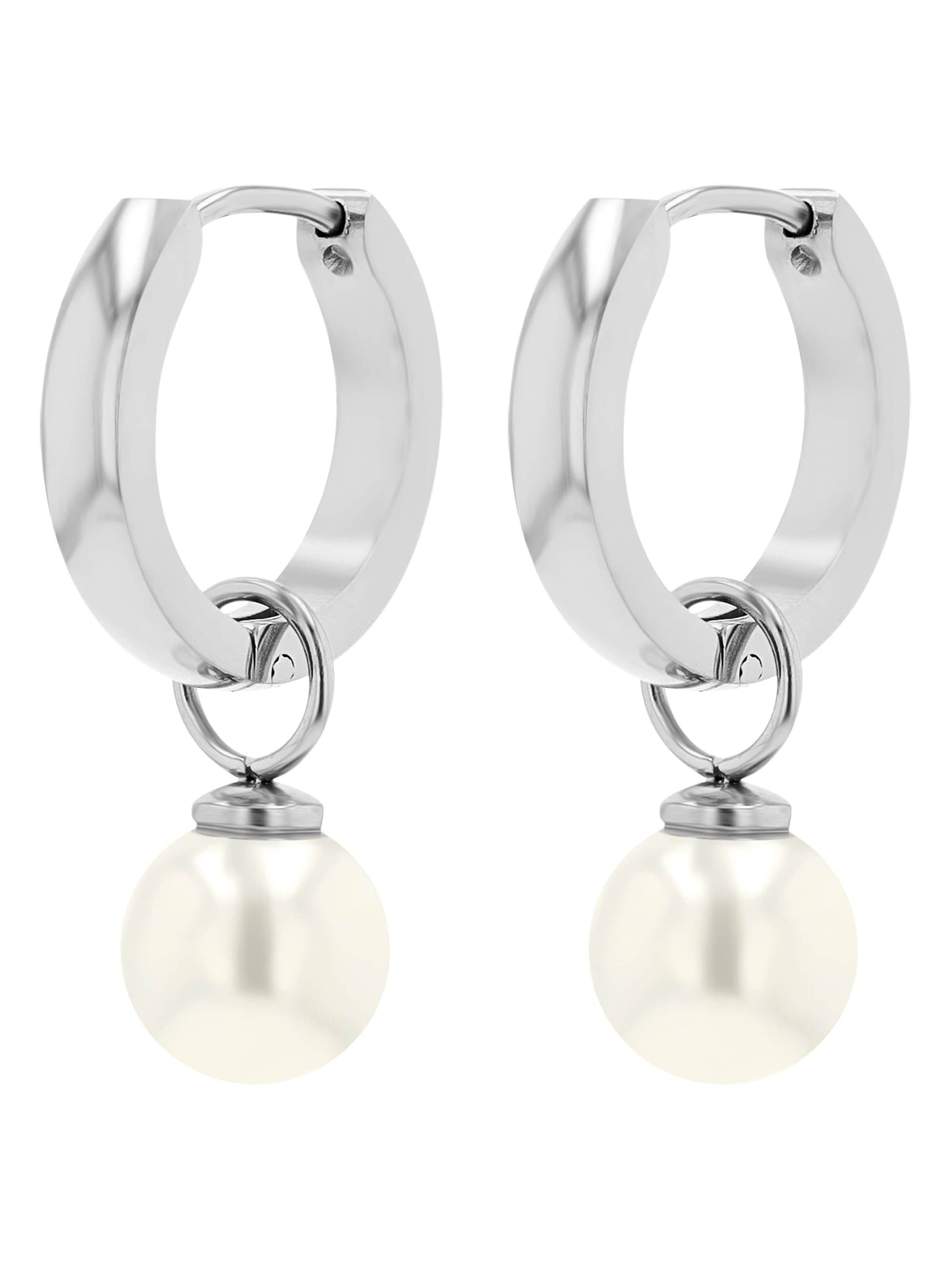 Akzent Earrings 'Amapola, langlebig' in Silver