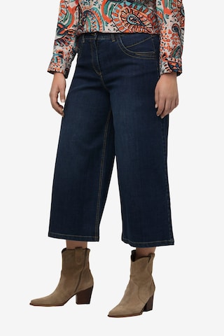 Ulla Popken Wide Leg Jeans in Blau: predná strana