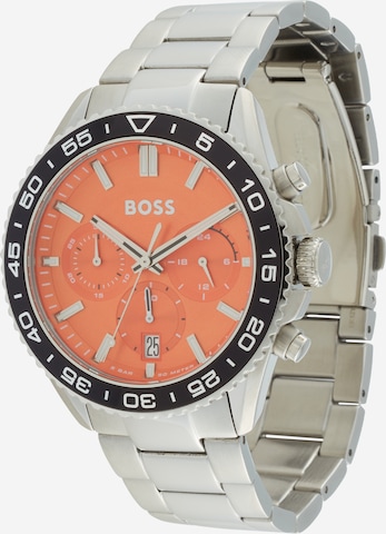 BOSS Black Analog klocka 'RUNNER' i silver: framsida