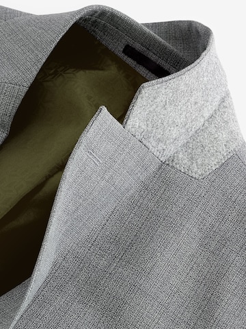 Next Slim fit Suknjič | siva barva