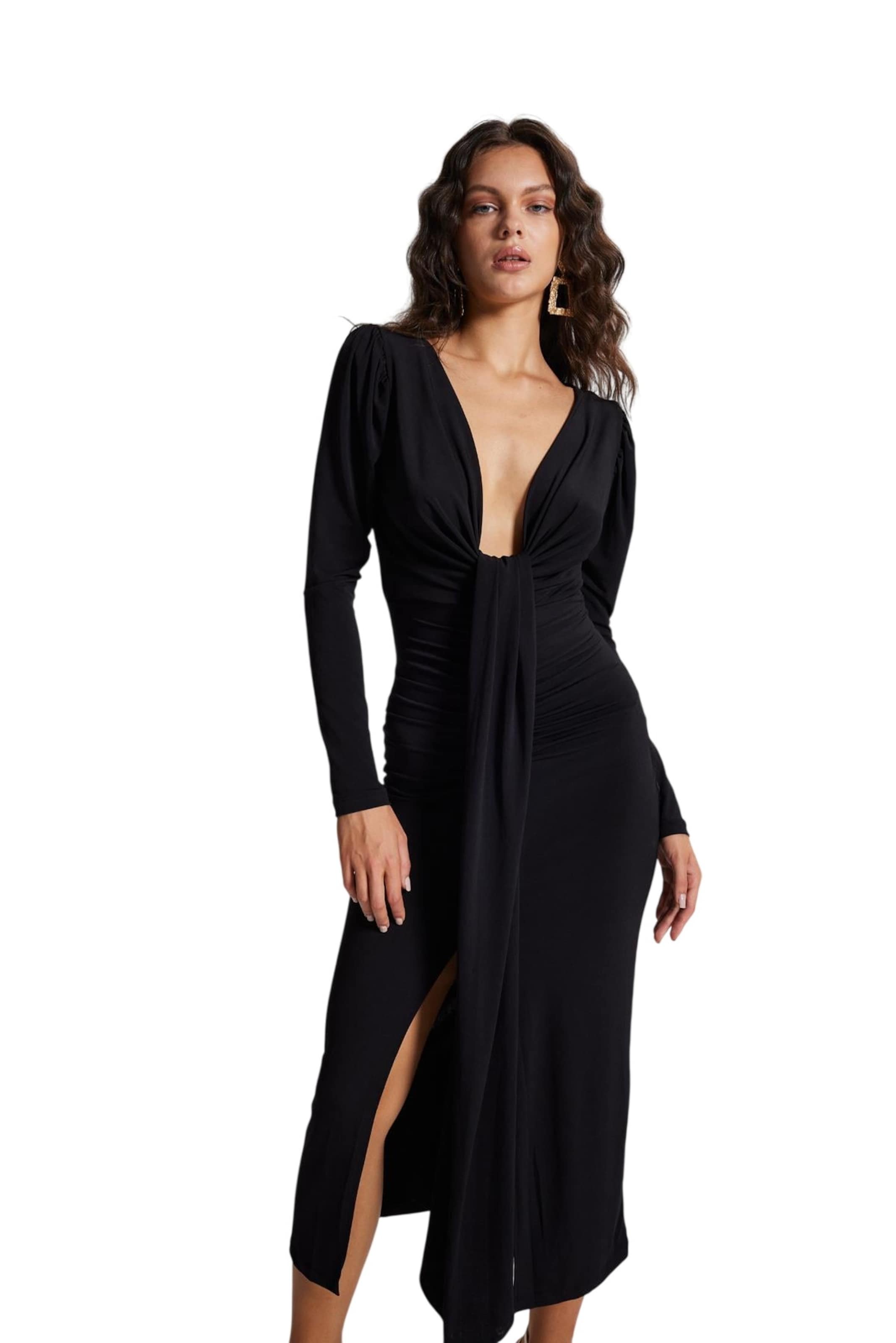 HOLLY LOLLY Kleid in Schwarz: Vorderseite
