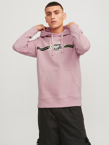 JACK & JONES Sweatshirt 'Cobin' in Roze: voorkant