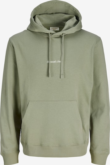 S dydžio Megztinis be užsegimo 'JORNorrebro' iš JACK & JONES, spalva – pastelinė žalia / balta, Prekių apžvalga