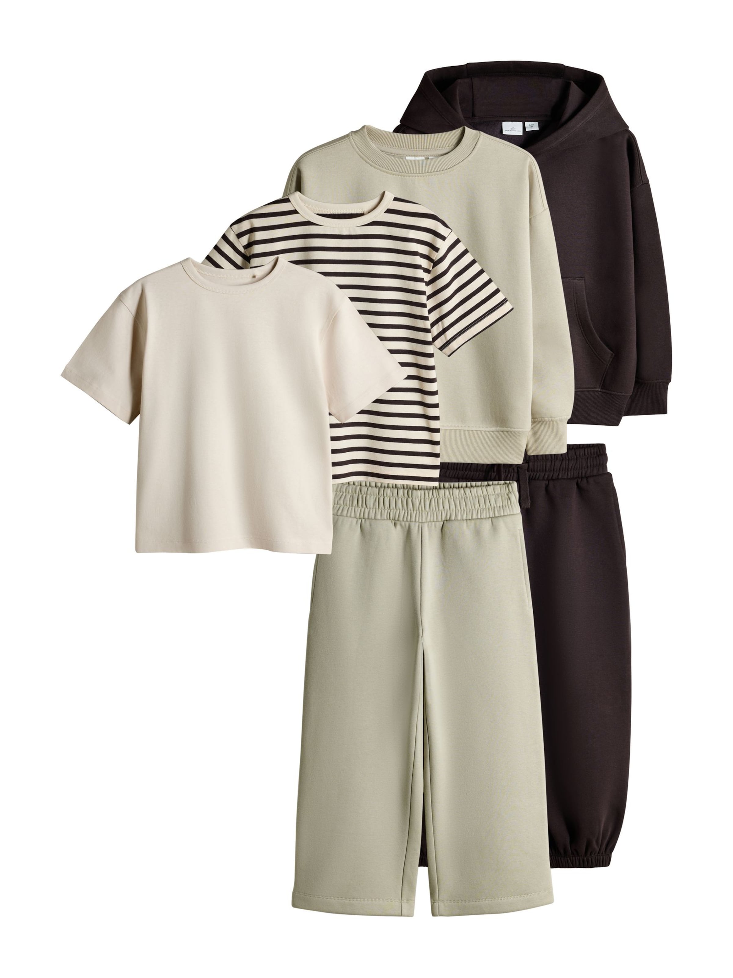 The Set Set i beige: framsida