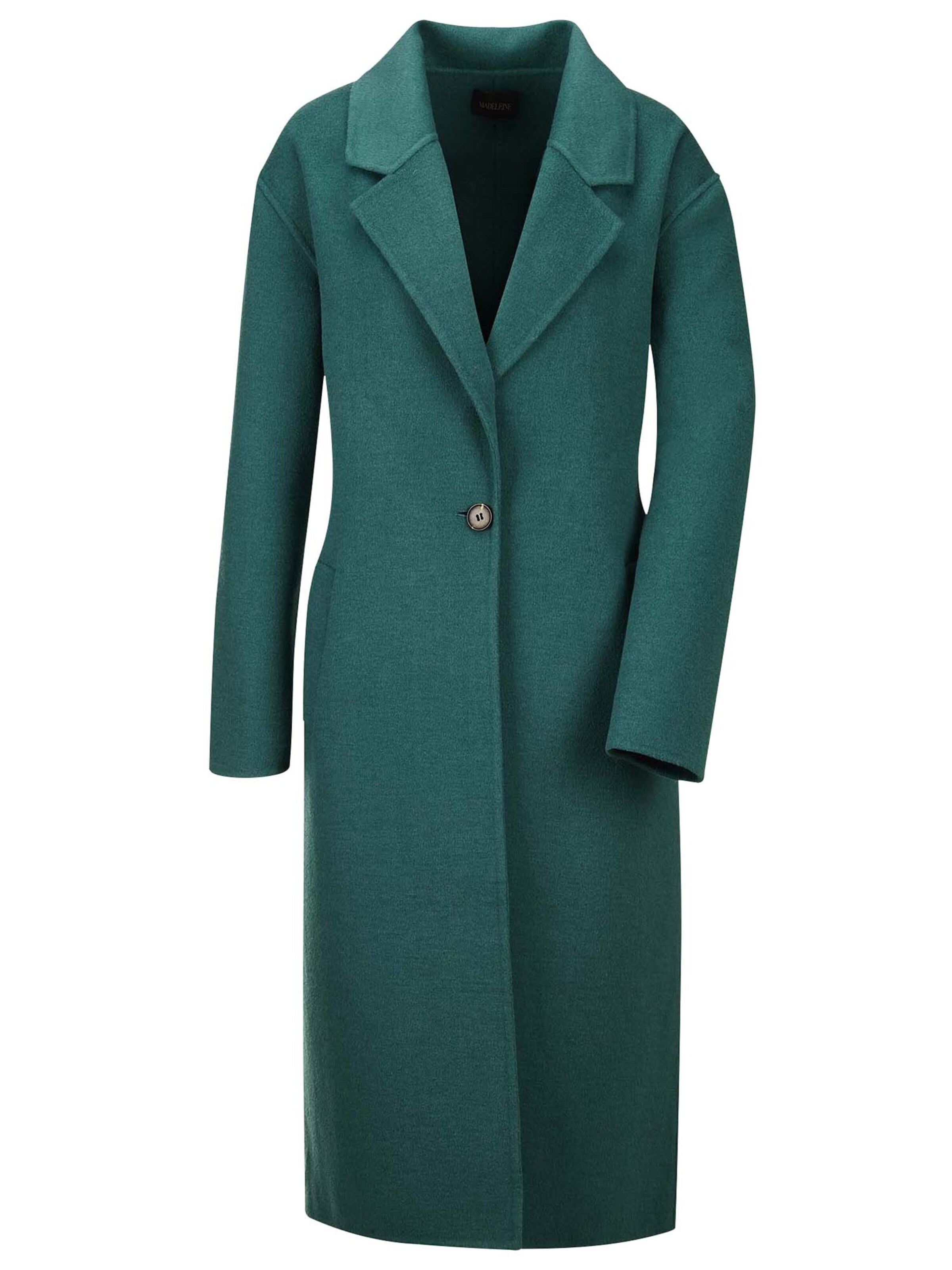 MADELEINE Mantel in Blau: Vorderseite