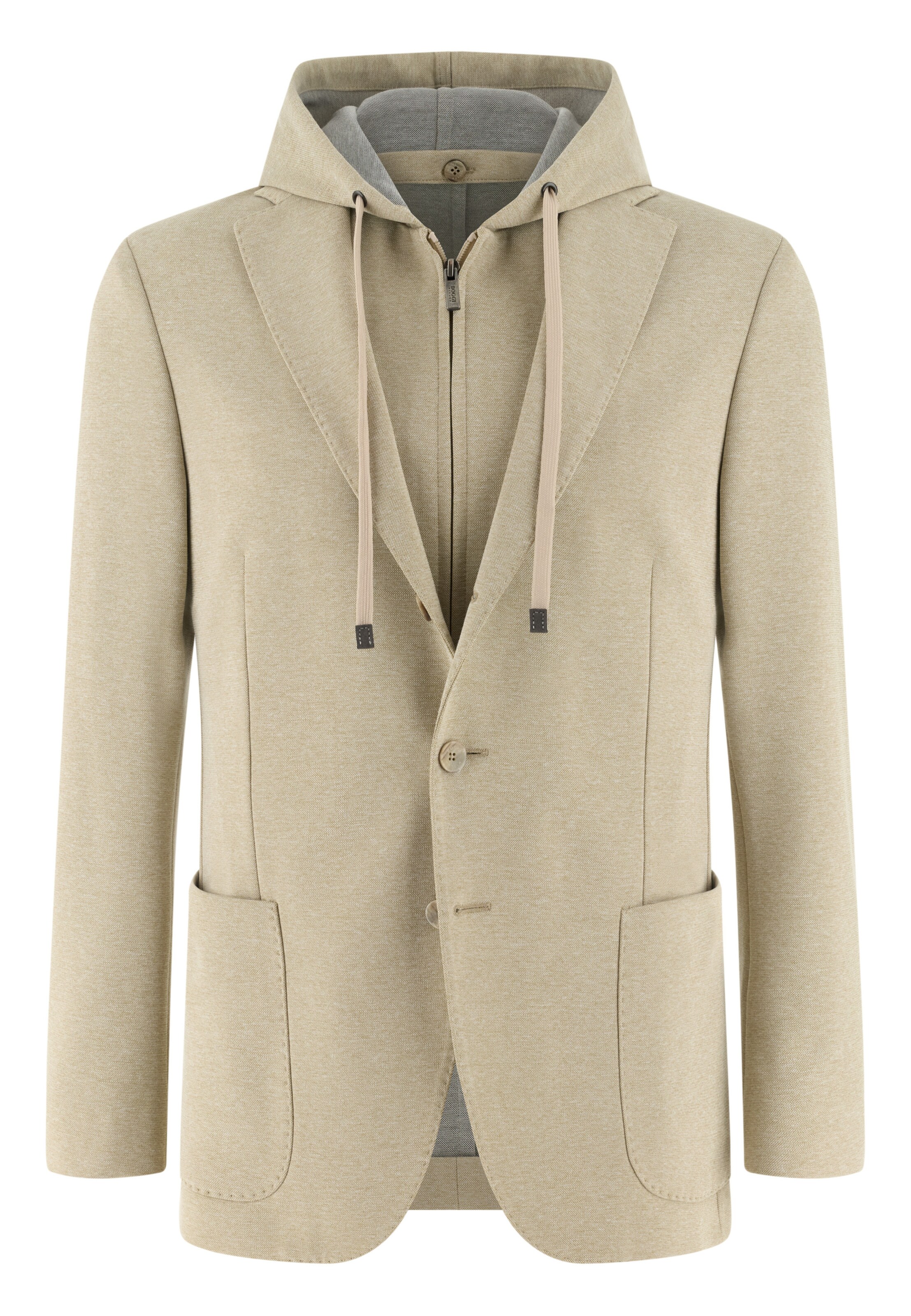 Boggi Milano Regular Fit Sakko in Beige: Vorderseite